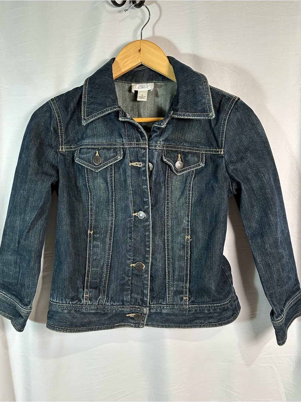 LOFT Indigo Denim Trucker Jacket